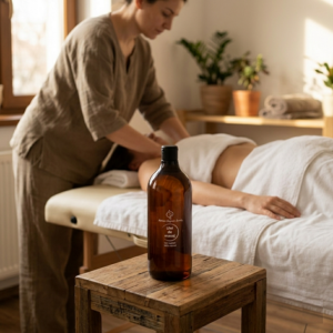 Ulei de masaj profesional 1l in cabinet